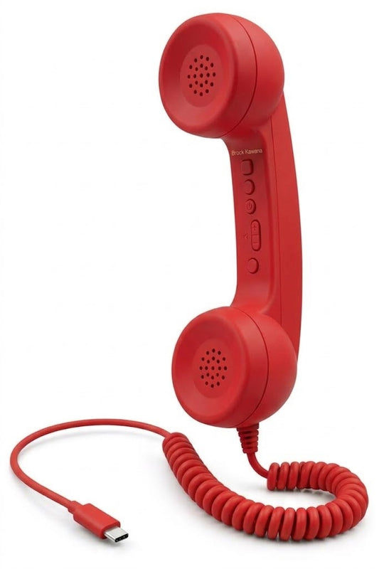 Auricular retro para móvil